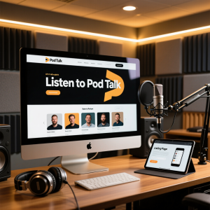 Home pod talk modern podcast & audio streaming html5 template