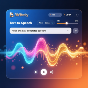 biztooly text to speech pro – ai voice generator with emotions & 50+ lifelike voices